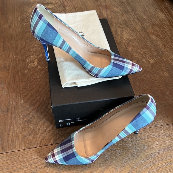 J. Crew Elise pumps in mixed plaid - Picture 2 of 4